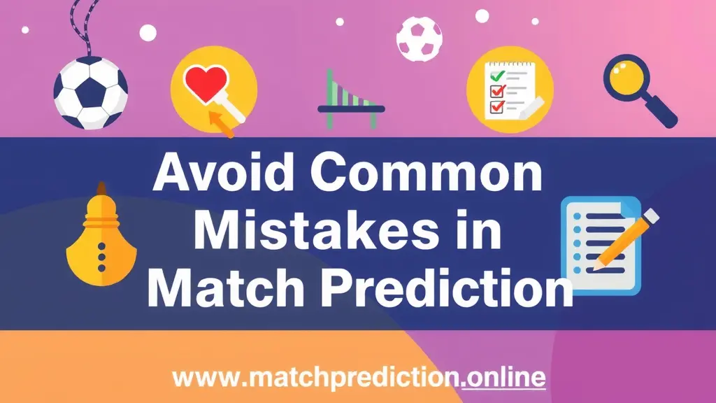 ম্যাচ প্রেডিকশনে কমন ভুল কীভাবে এড়িয়ে চলবেন