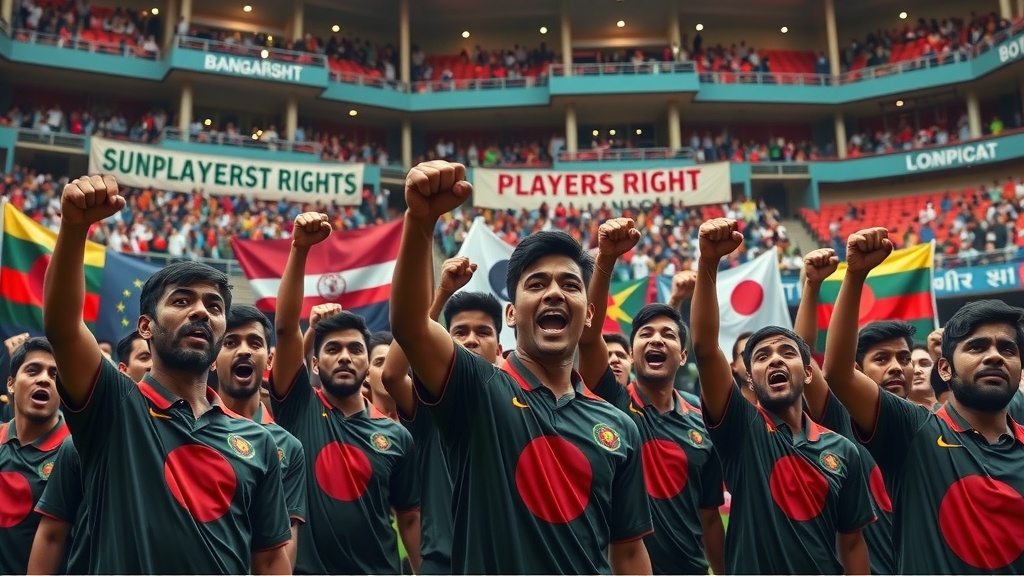 বাংলাদেশের ক্রীড়াঙ্গনে খেলোয়াড়দের ধর্মঘট
